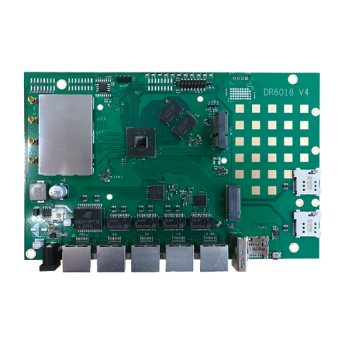 DR6018 V4 Support OpenWRT IPQ6010 802.11ax 2x2 2.4G&5G 2.5Gbps Ethernet Port WiFi 6E Card
